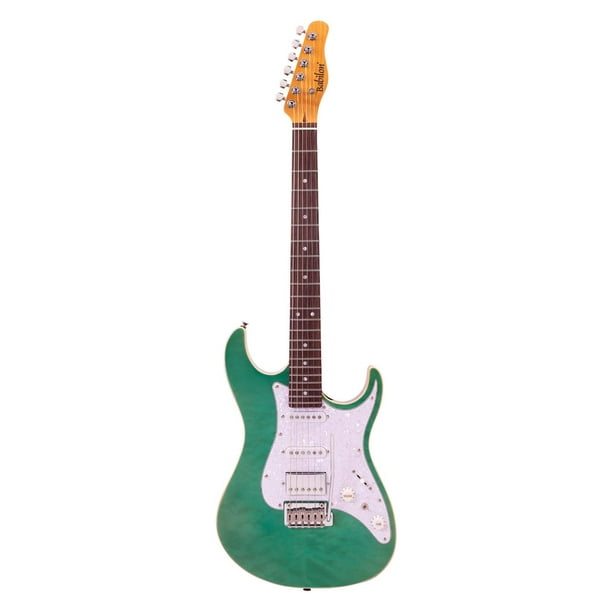 BABILON Guitarra Eléctrica Serie Unique Color Esmeralda con Case LEGGEND-EM BABILON