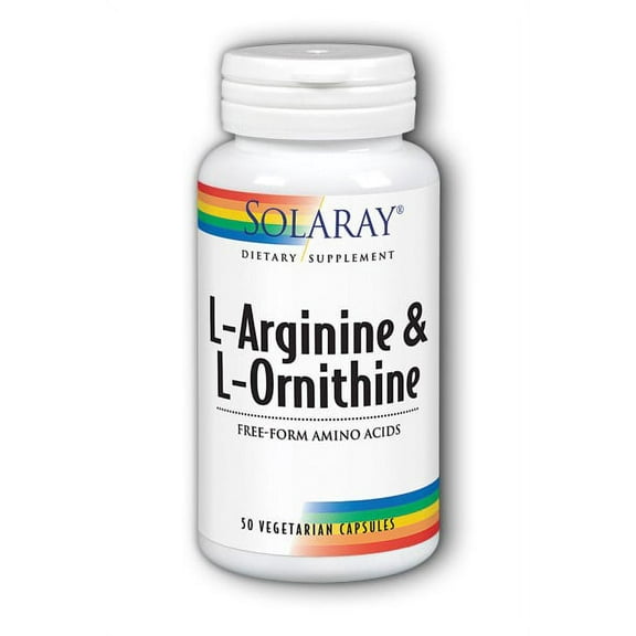 Solaray L-Arginine & L-Ornithine, 50 Ct