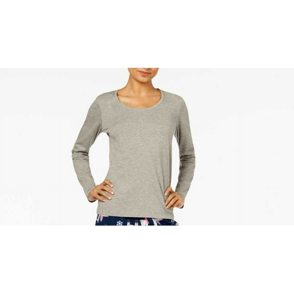 Jenni by Jennifer Moore Top & Printed Fleece Pants Pajama Set,Missing Pants (Festive Llama, XS)