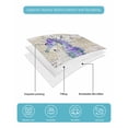 thumbnail image 5 of Coastal Seahorse Twin Size Down Alternative Comforter, Lightweight Comforter Quilt Bedding Set with Pillow Shams Vintage Nautical Summer Beach Starfish All Seasons Bed Comforter Duvet Insert 68"x86", 5 of 7
