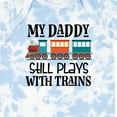 thumbnail image 4 of Inktastic Daddy Still Plays with Trains Boys or Girls Baby Bodysuit, 4 of 5