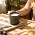 thumbnail image 4 of Famiware 4 Pieces Stoneware Mug Set (12oz),Black Gold, 4 of 6