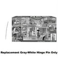 thumbnail image 5 of Replacement Parts for Barbie Malibu House Playset - FXG57 ~ Replacement Gray-White Hinge Pin, 5 of 7