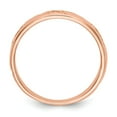 thumbnail image 2 of 14K Rose Gold Ring Band Themed Footprints, 2 of 5