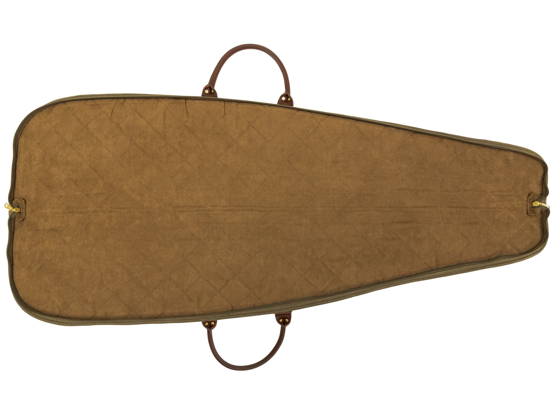 MidwayUSA Waxed Canvas Scoped Rifle Case 52" Olive Brown