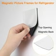 thumbnail image 3 of Uxcell 2.5 x 3.5 Inch Magnetic Picture Frames for Refrigerator, White, 10 Packs, 3 of 5