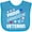 Turquoise, variant on Inktastic Proud Grandson of a Veteran Veterans Day Boys Baby Bib