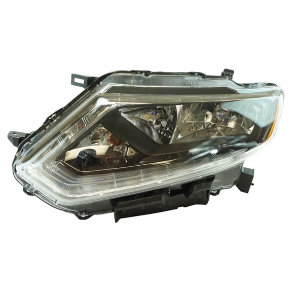 TRQ Driver Side Headlight Assembly Halogen Fits 2014-2016 Nissan Rogue NI2502226