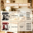 thumbnail image 4 of IAGREEA Stainless Steel 3 Pieces For KitchenAid Classic Attachments 4.5-5QT Tilt-Head Stand Mixers, K45WW Wire Whip/ K45DH Dough Hook /K45B Flat Beater for Mixer Accessories Replacement, Heavy Duty, 4 of 8