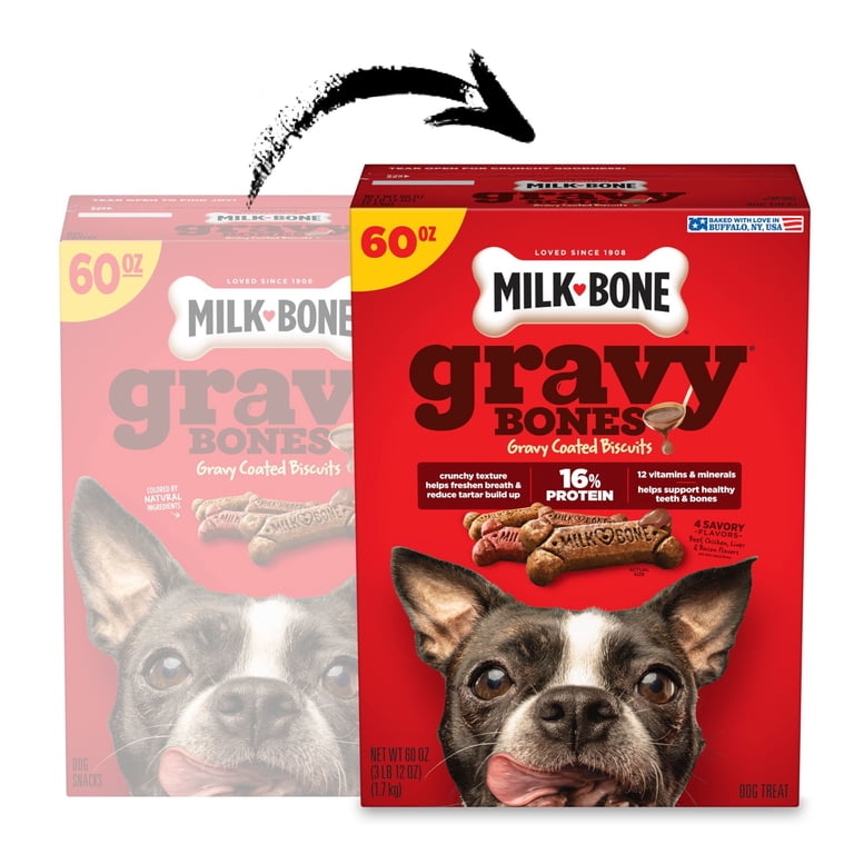 Gravy-Coated Dog Biscuits, Small, 3-Pack photo 3