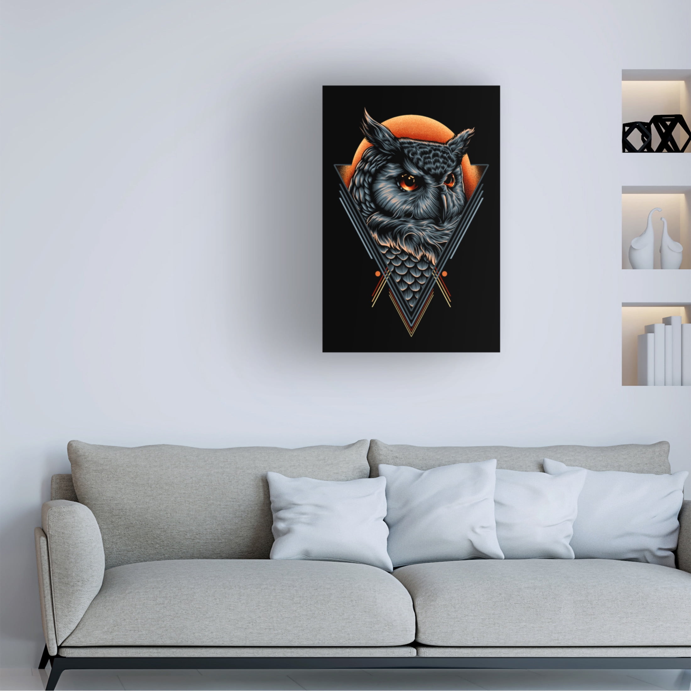 Trademark Fine Art Hastaning Bagus Penggalih I Am The OWL Canvas Wall Art