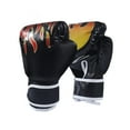 thumbnail image 2 of Vsenkes Boxing Gloves Fighting Gloves Sparring Gloves for Muay Thai Karate Grappling Black for Kids, 2 of 9
