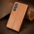 thumbnail image 6 of Dteck Case for Samsung Galaxy A14 5G,Magnetic Leather Card Slots Wallet Case Shockproof Rubber Kickstand Flip Cover,Brown, 6 of 7