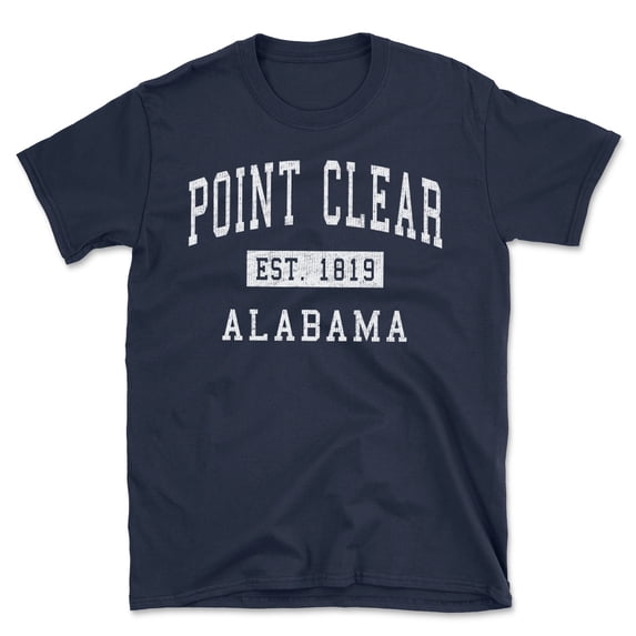 Point Clear Alabama Classic Established Men's Cotton T-Shirt