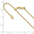 thumbnail image 6 of 14K Yellow Gold Spiga Wheat Chain Styles Necklace Adjustable 1.4 mm 30 inch 1.35, 6 of 6