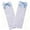 Sky Blue, variant on Satin Bow Accent Thigh Highs for Women, Cute over Knee Stockings, Rave Socks for Princess Dress Party
