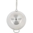 thumbnail image 6 of 12" Tri-Ply Stainless Steel Wok with Lid, Nonstick, Metal Utensil Safe, 6 of 6