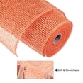 thumbnail image 3 of Unique Bargains PP Burlap Mesh 10' x 10 Yards Decorative Wrapping Ribbon, Orange 1 Roll, 3 of 5