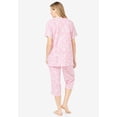 thumbnail image 2 of Only Necessities Plus Size 2-Piece Pintuck Tee And Capri Sleep Set, 2 of 6