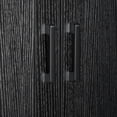 thumbnail image 5 of Demi Bonn 67" Freestanding Kitchen Pantry, 4-Door Cabinet with Adjustable Shelves & Doors for Modern Kitchen, Black, 5 of 11