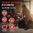 thumbnail image 6 of Motorcycle Windshield Fairing & Mounting Kit, Wind Deflector, Motorcycle Accessories, Compatible with Harley Davidson FXLRS Low Rider S 2020-2024, Blackout, with Extension Block, 15" Windshield, 6 of 8