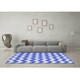 thumbnail image 3 of Ahgly Company Indoor Round Abstract Blue Contemporary Area Rugs, 7' Round, 3 of 4