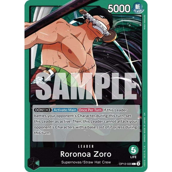 One Piece Legacy of the Master Leader Roronoa Zoro OP12-020
