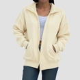 thumbnail image 5 of Godom Womens Sweatshirt Casual Long Sleeve Full Zipper Pullover Lightweight Sweatshirts Tops Fall Fashion Jackets 2025, 5 of 7