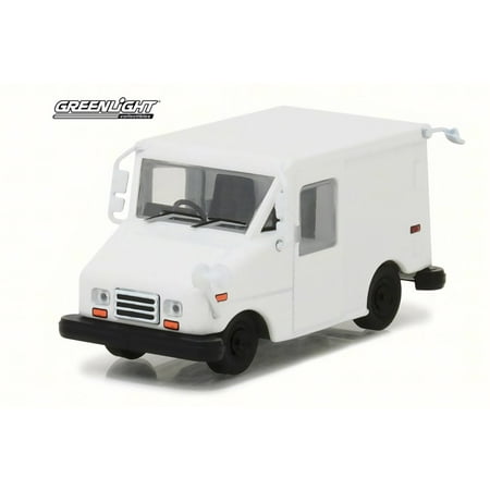 Delivery Truck Toy Long Live Undecorated Mail Delivery Truck, White - Greenlight 29911 - 1/64 Scale Diecast Model Toy Car ()