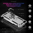 thumbnail image 4 of LAICAIW Compatible avec Coque iPod Touch 7/coque iPod Touch 6 avec 2 Protecteurs d'Écran HD, Coque Hybride Robuste Antichoc avec Support Intégré pour iPod Touch 7e/6e/5e Génération (Argent), 4 of 7