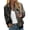 Gray03, variant on Spooky Pumpkin Jacket for Women Halloween Party Aviator Jacket Festival Gathering Jackets Spooky Horror Print Windbreaker Gray XL