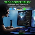 thumbnail image 5 of Wireless Gaming Mouse, 16000 DPI Adjustable, Bluetooth 5.2 & 2.4GHz Dual Mode, Lightweight, 10 Buttons, RGB Lighting, for PC Gaming & Office, Muzpu (Black), 5 of 12