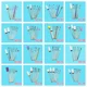 thumbnail image 2 of 7/juego de manicura cortador de diamante broca de molienda manicura fresa de cutícula herramienta de uñas accesorios de máquina rectificadora, 2 of 5