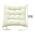 thumbnail image 3 of Universal Chair Cushion 15.75x15.75 Inch Multi-Surface Comfort Pad Pressure Relief Seat Pad with Tie Straps for Office Sofa Stool Ergonomic Support(Yellow), 3 of 4