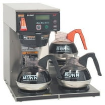 BUNN Axiom-DV-3 3L, 12-Cup Dual Voltage Automatic Commercial Coffee Brewer , 3 Warmers, 38700.0009