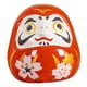 thumbnail image 4 of Accesorios para muñecas Daruma japonesas, esculturas artesanales, centros de mesa versátiles, regalos Rojo, 4 of 9