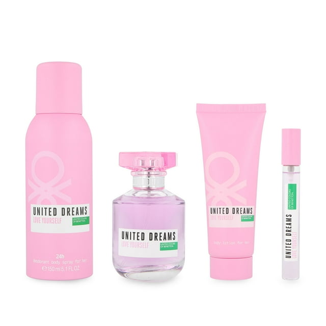 Set United Dreams Love Yourself 4Pzs Benetton Set Love Yourself 4Pzs