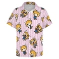 thumbnail image 3 of Aggretsuko Men's Hawaiian Shirts Short Sleeve Button Down Casual Shirts Summer Tropical Aloha Beach Shirts, 3 of 7