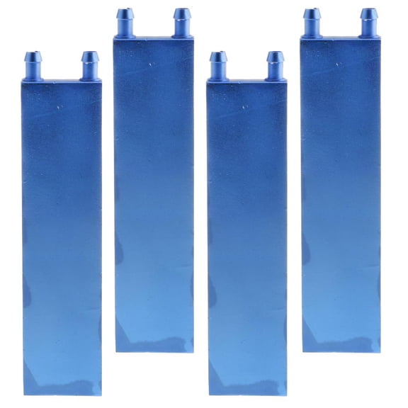 Pitycbo 4x Water Cooling Block Radiator Liquid Cooler For Computer Radiator 40*160mm