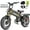Black, variant on 45MPH 60V80AH Electric Bike for Adults A8 PRO MAX Electric Bike,5600W(Peak)Dual Motor eBike,200Miles Long Range,20x4 Fat Tire All Terrain Ebikes,Full Suspension E Bike,7-Speed Gear,5" Display UL2849