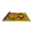 thumbnail image 2 of Ahgly Company Indoor Round Persian Yellow Traditional Area Rugs, 6' Round, 2 of 4