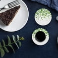 thumbnail image 6 of FMSHPON Happy St. Patrick's Day Clover Set of 4 Round Coaster for Drinks, Absorbent Ceramic Stone Coasters Cup Mat with Cork Base for Home Kitchen Room Coffee Table Bar Decor, 6 of 6