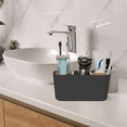 thumbnail image 3 of ckepdyeh Portacepillos de dientes para baños, organizador de pasta de dientes de 5 ranuras con divisor de bambú, almacenamiento de accesorios de baño, 3 of 7