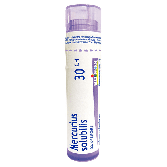 Boiron Mercurius solubilis 30CH – Homeopathic Medicine – 4g (Approx. 80 Pellets)