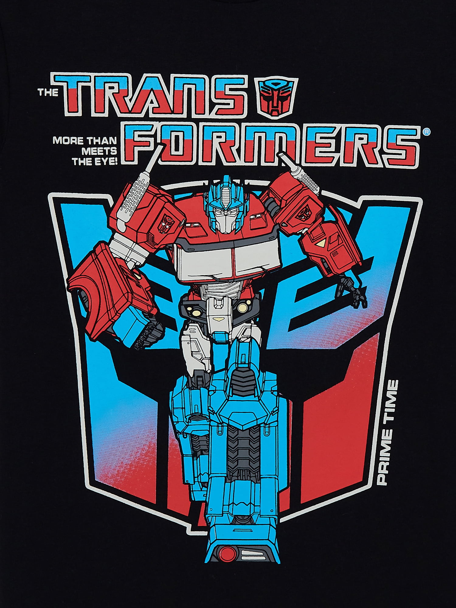 Hasbro Boys Prime Time Transformers, Crew Neck, Short Sleeve, Graphic T-Shirt, Sizes 4-18