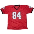 thumbnail image 3 of Ladd McConkey Autographed Georgia Bulldogs (Red #84) Custom Jersey - Beckett, 3 of 3