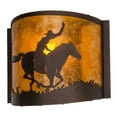 thumbnail image 2 of Meyda Tiffany 163132 Cowboy 10" Tall Wall Sconce - MultiColor, 2 of 6