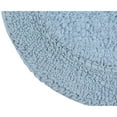 thumbnail image 4 of Home Weavers Inc Double Ruffle Collection 100% Cotton Non-Slip Bathroom Rug Set, Machine Washable Bath Rug, 5 Piece Bath Mat Set with Contour Blue, 4 of 5