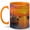 Orange, variant on Fishing Boat Sunset 11oz Ceramic Mug, Harbor Sea Coffee Cup
