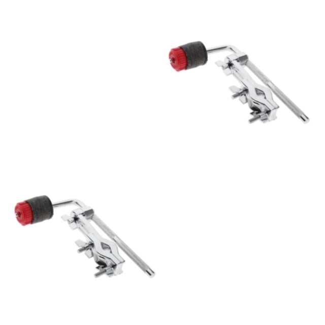 Sonducket Cymbal Drum Set Mount Arm with Attachment Clamp for Cymbal Parts Gris 2Conjunto